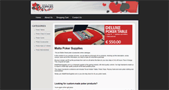Desktop Screenshot of maltapokersupplies.com